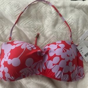 NWT Trina Turk Bali Blossoms Bandeau Top